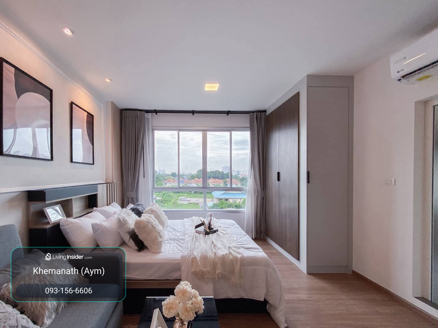 💖Beautiful room for sale, D Condo Than Charan, newly decorated studio | Size 27.13 sq m. | Private corner room, free transfer, only 1.99 MB🔥 – รูปที่ 4