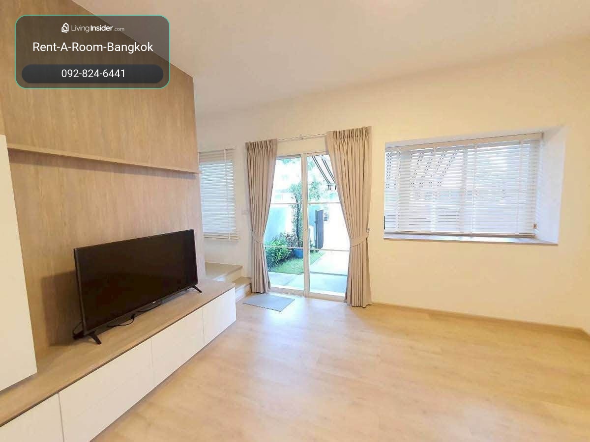 H260226 Indy 4 bangna km7 townhome, 90 sqm, 2 bed 3 bath, fully built in, 32k/month – รูปที่ 2