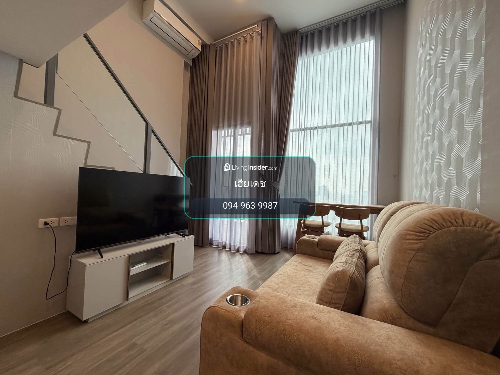 Condo for rent near the BTS, next to BTS Kaset, opposite Kasetsart University. Special type room, fully decorated, new room, beautiful, garden view, very livable. – รูปที่ 3
