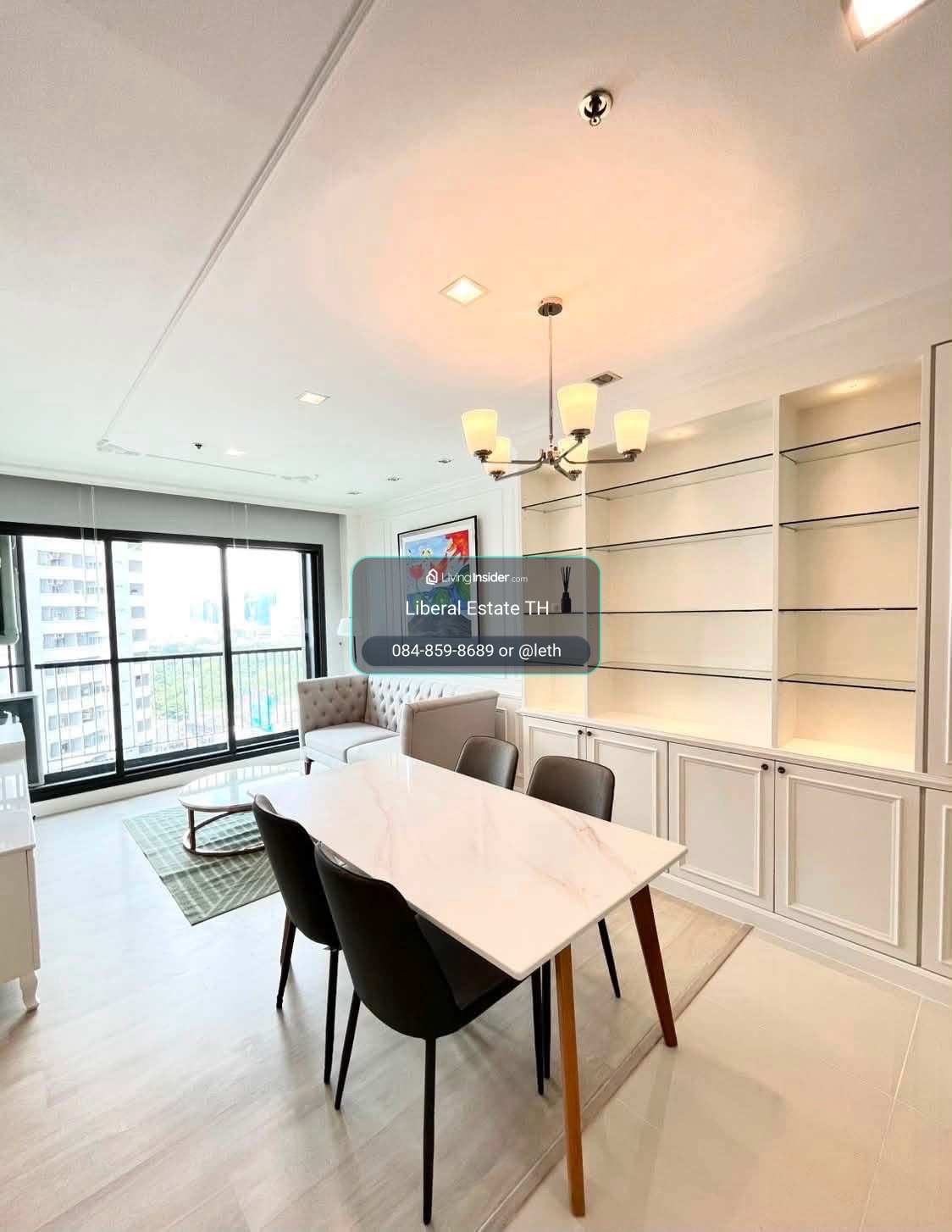 LTH16178 - Luxury Condo FOR RENT Life One Wireless 63 sqm. 2 Beds 2 Baths Corner Unit Near BTS Ploenchit 65K/Month – รูปที่ 3