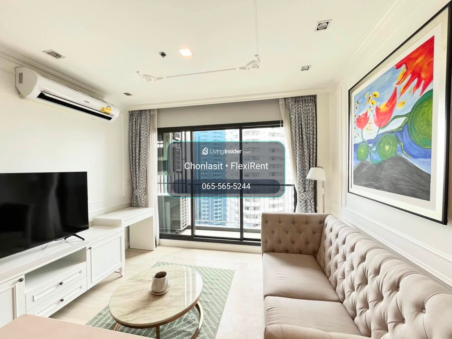 🏙️ ให้เช่า Life One Wireless Ploenchit ✨ ห้องมุม ชั้น 24 | 2 Bedrooms | 2 Bathrooms – รูปที่ 4