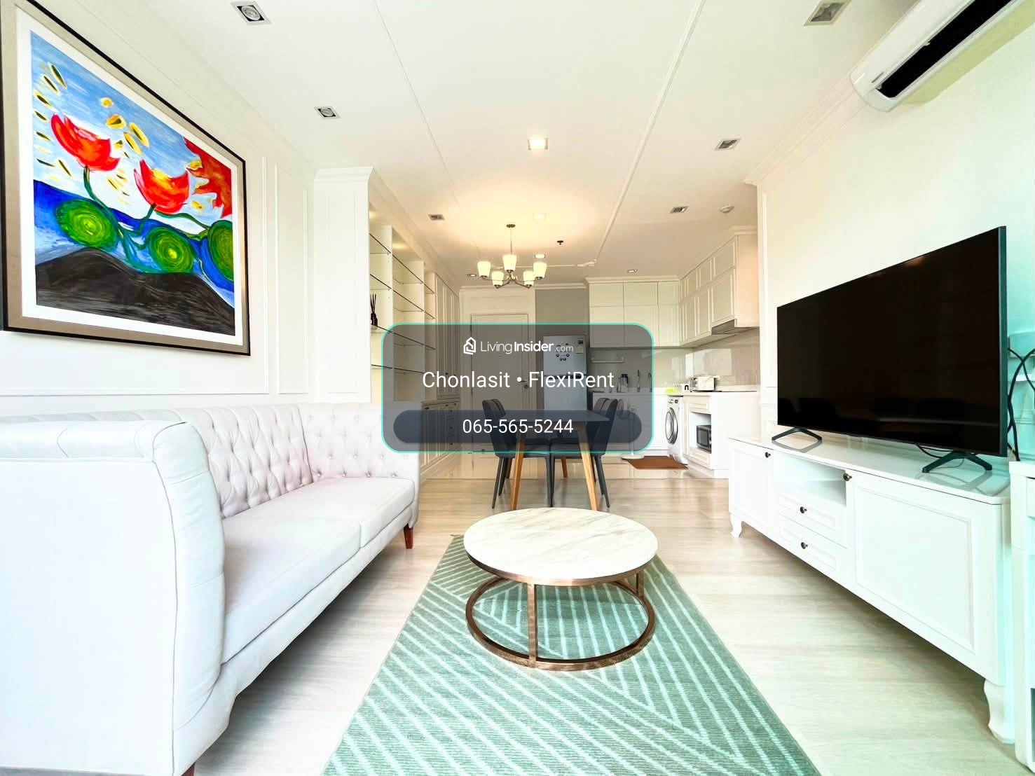 🏙️ ให้เช่า Life One Wireless Ploenchit ✨ ห้องมุม ชั้น 24 | 2 Bedrooms | 2 Bathrooms – รูปที่ 3