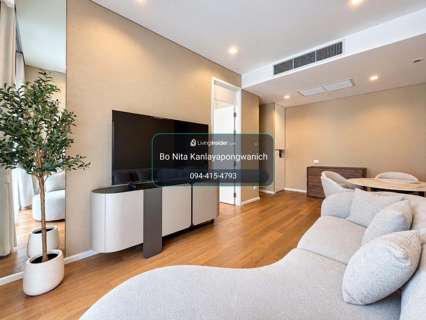 🔥 ให้เช่า The Saint Residences | พร้อมอยู่ แต่งครบ ใกล้ BTS & MRT – รูปที่ 2