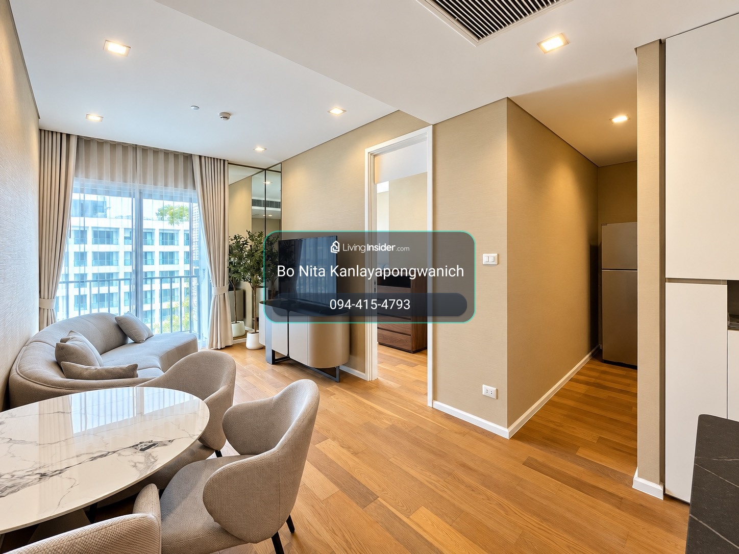 🔥 ให้เช่า The Saint Residences | พร้อมอยู่ แต่งครบ ใกล้ BTS & MRT – รูปที่ 4