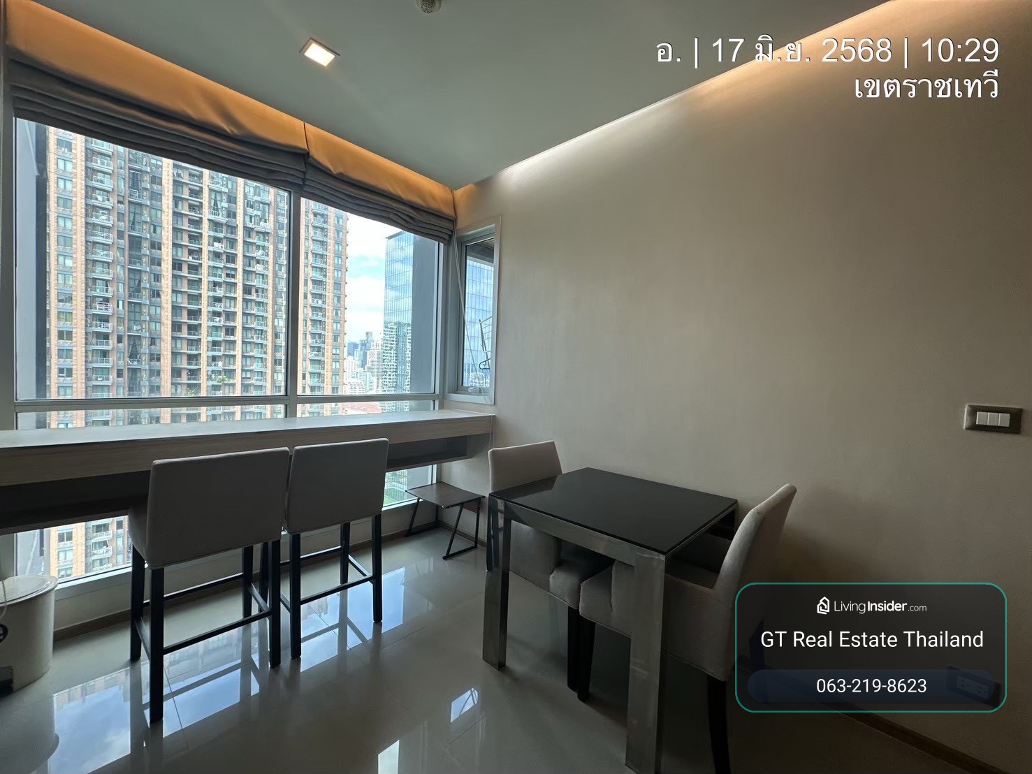 คอนโดห้องสวยที่ The Address Asoke เฟอร์นิเจอร์ครบ พร้อมเข้าอยู่ – รูปที่ 4