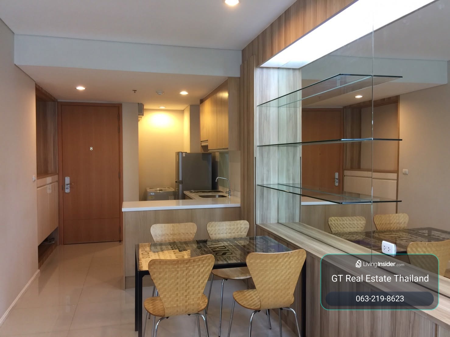 คอนโดว่างให้เช่าที่ Villa Asoke เดินทางสะดวก ห้องแต่งสวย เฟอร์นิเจอร์ครบ พร้อมอยู่ – รูปที่ 3