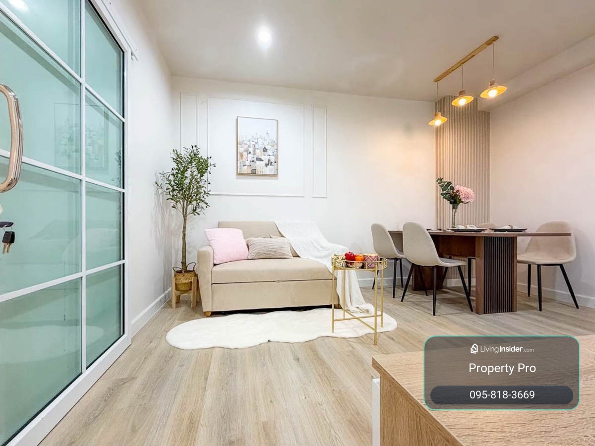 ขาย คอนโด บ้านประชานิเวศน์ 1 แบบ 1 ห้องนอน ขนาด 57 ตรม รีโนเวทใหม่ ตกแต่งสวย เฟอร์นิเจอร์ครบ ใกล้ BTS วัดเสมียนนารี ประชาชื่น งามวงศ์วาน : MF26S-003 – รูปที่ 4