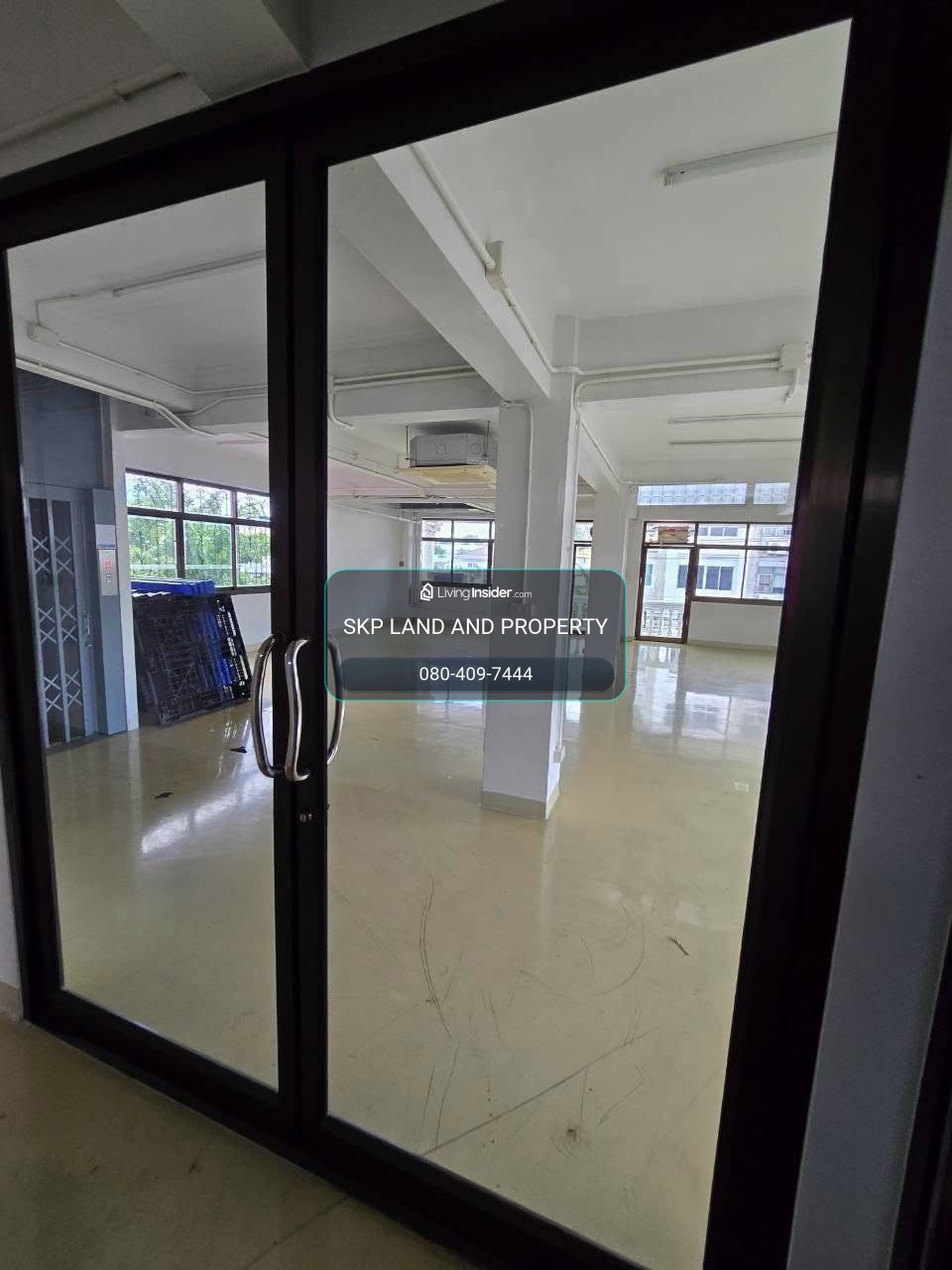 4.5-story office building for rent, Soi On Nut 70, private building with goods elevator, convenient parking. – รูปที่ 4