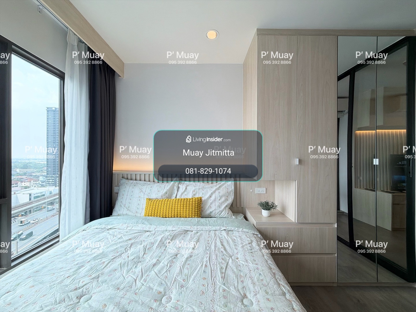 ✅พร้อมอยู่ 1 ตค 69 ✅ จองได้นะคะ   ให้เช่า ห้องบิ้วอิน ไม้สว่าง โมเดิร์น 🌈 วิวโล่ง ❤️ค่าเช่า 11,000 บาท #รีเจ้นท์โฮมวุฒากาศ – รูปที่ 3