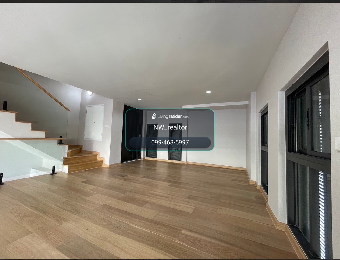 House for rent, 4 and a half floors, 3 bedrooms, 5 bathrooms, parking for 4-5 cars with elevator, location Soi Thonglor 25, Sage Thonglor project. – รูปที่ 2