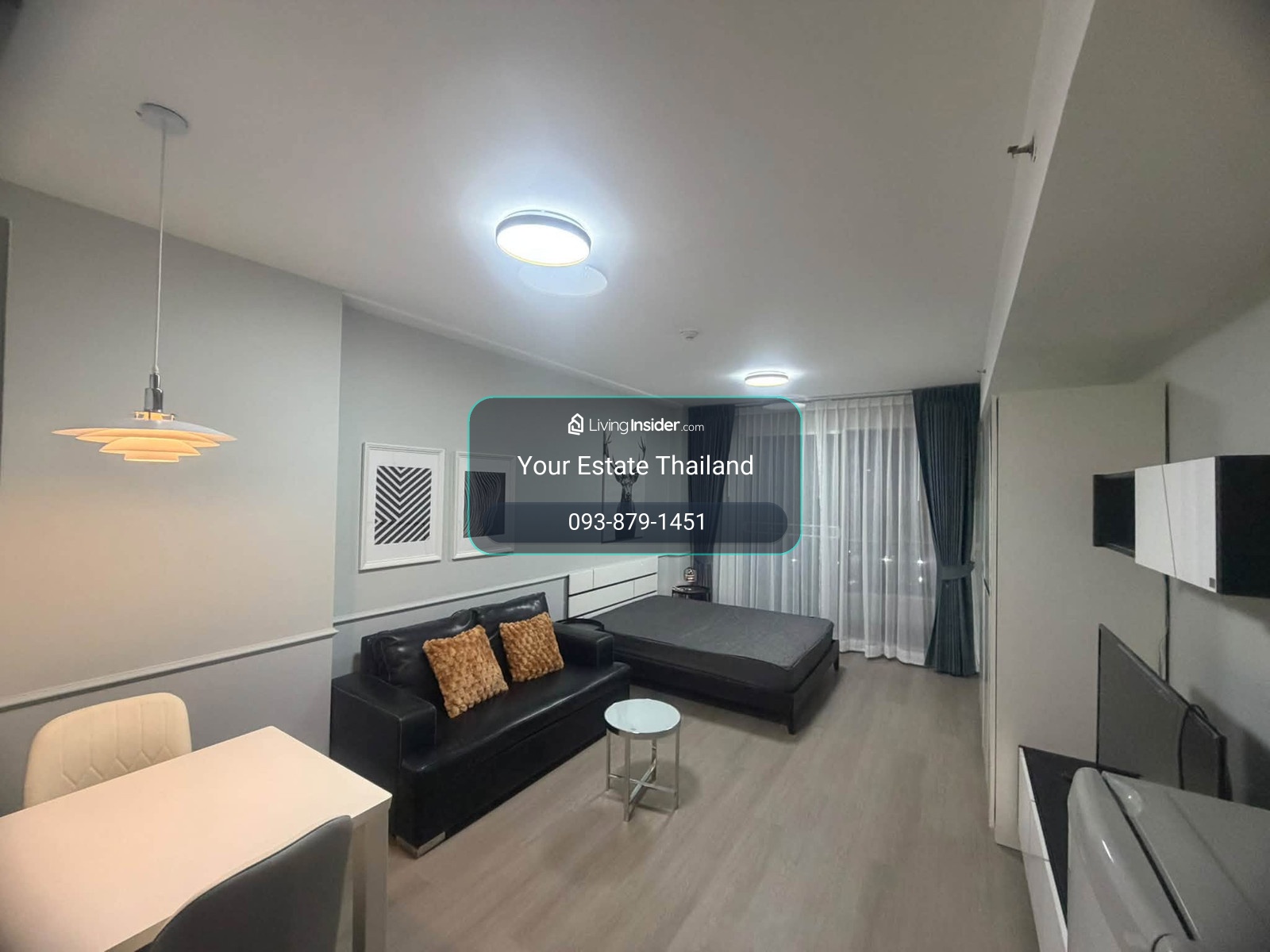  Supalai River Place เจริญนคร ห้องสตูดิโอ  35 ตรม. ว่างพร้อมให้เช่า – รูปที่ 2
