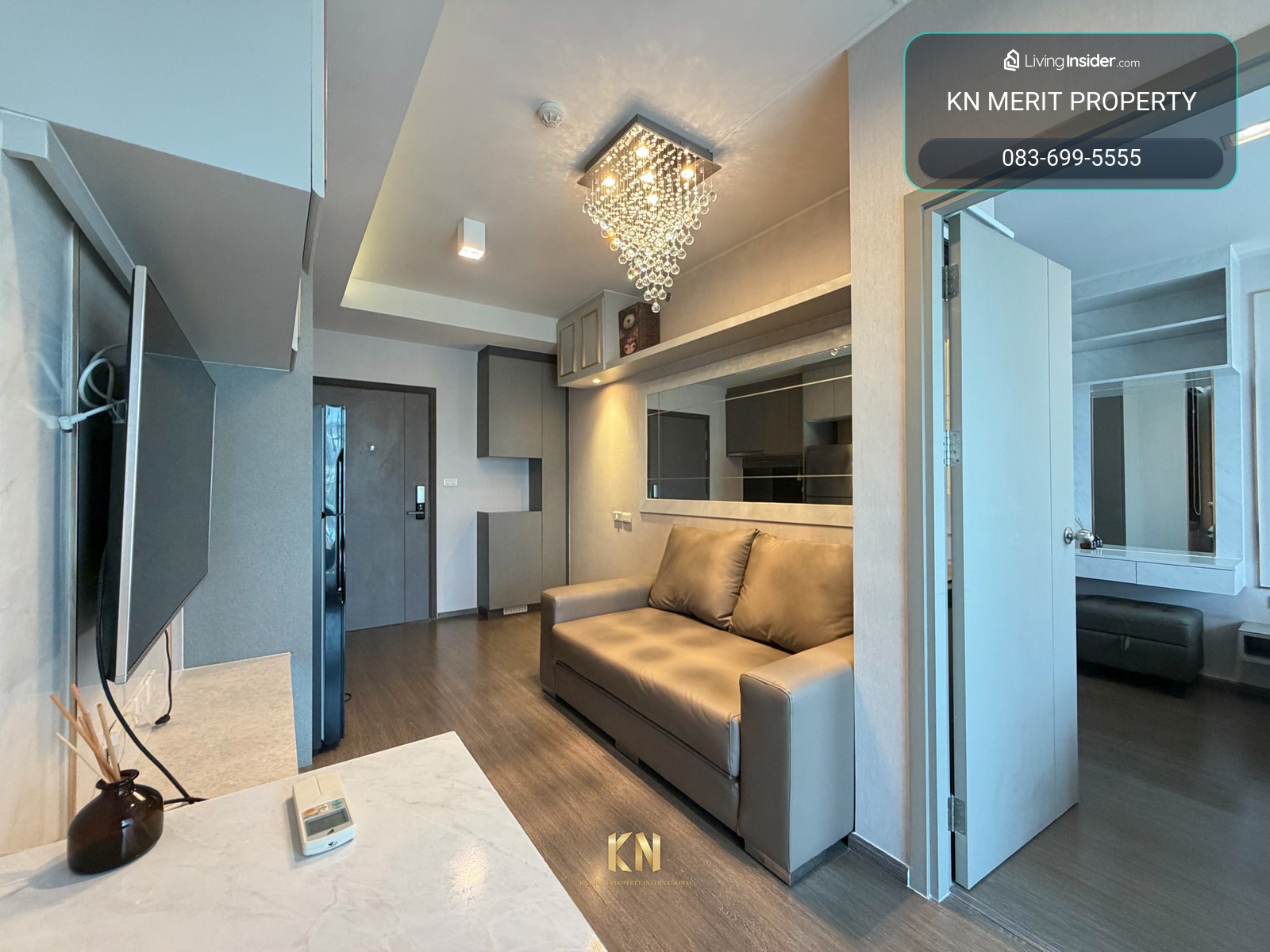 1 bedroom, 36.5 sq m., with bathtub, large wardrobe on 2 sides, ready for rent, Condo Ideo Sukhumvit 93. – รูปที่ 4