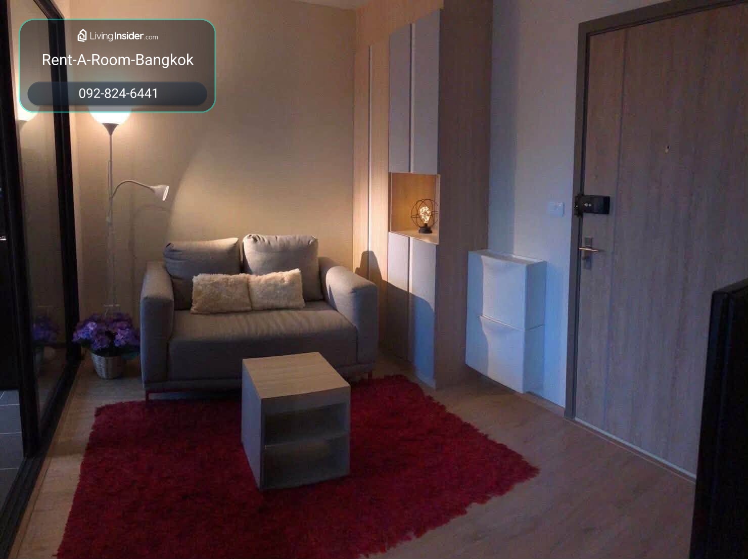 C260234 Ideo o2 bangna, 33 sqm pool view, 1 bed fully furnished, 15,000/month – รูปที่ 2
