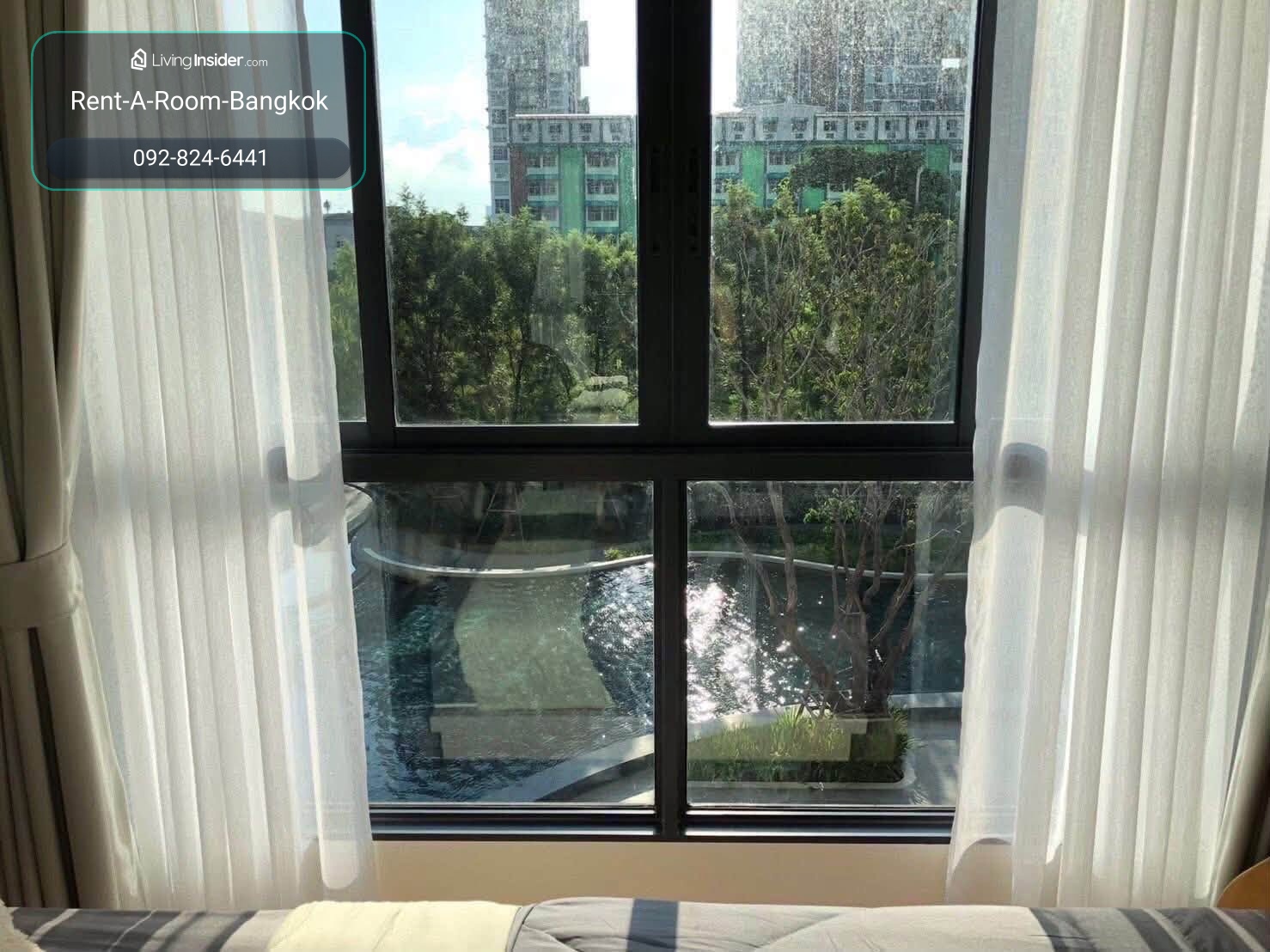 C260234 Ideo o2 bangna, 33 sqm pool view, 1 bed fully furnished, 15,000/month – รูปที่ 4