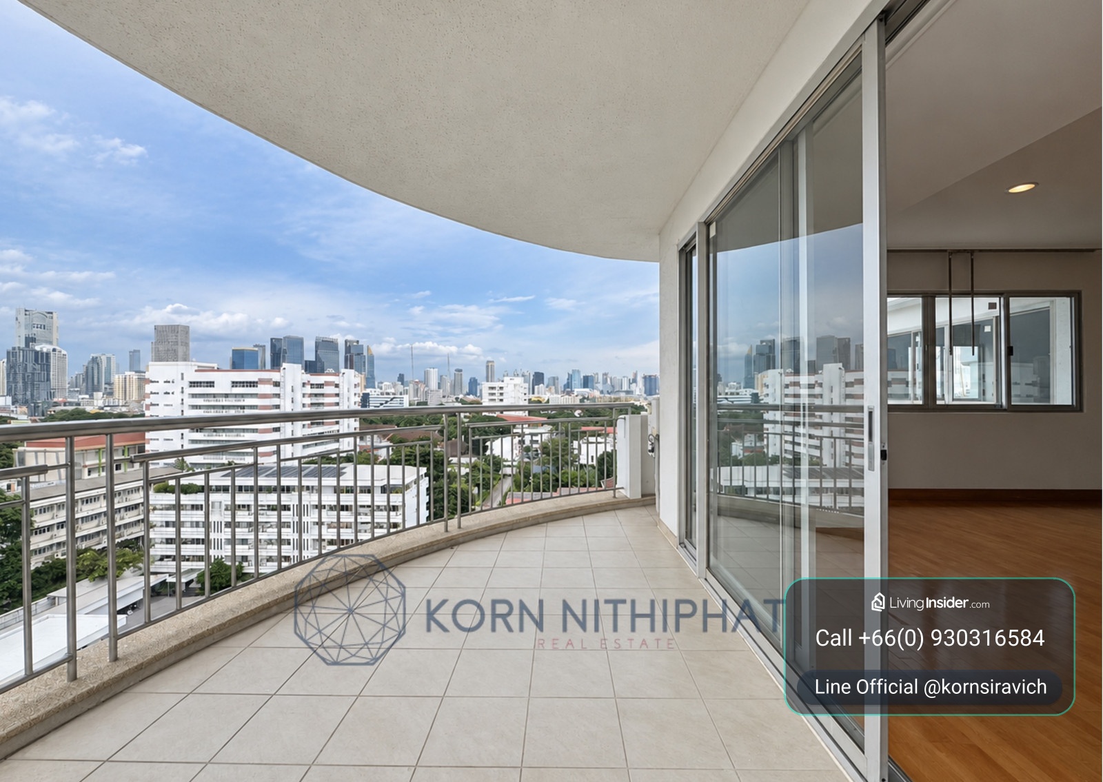 For Rent - Pet Friendly Condominium in Sathorn - Yenakart, Bangkok | 3BR 3BA 1MAID CLOSED KITCHEN - BIG BALCONY – รูปที่ 3