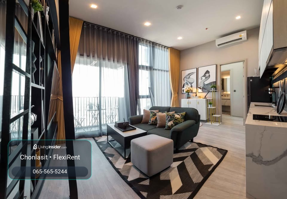 🏙️ The Line Sukhumvit 101 📍 Near BTS Punnawithi, only 250 meters ✨ Beautiful room, wide open view, fully decorated, ready to move in. – รูปที่ 2