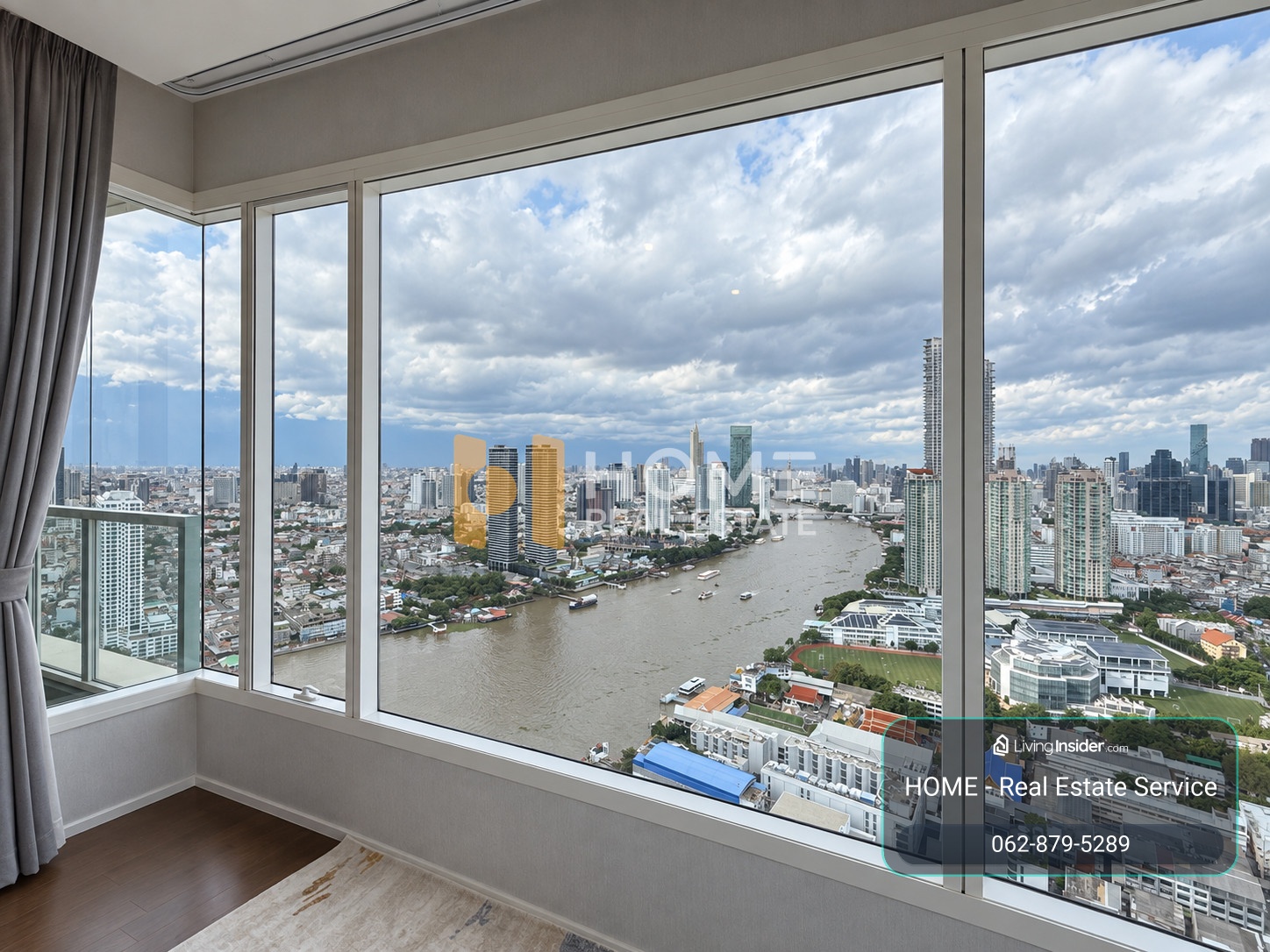 Menam Residences / 3 Bedrooms (FOR SALE), แม่น้ำ เรสซิเดนท์ / 3 ห้องนอน (ขาย) PALM912 – รูปที่ 2