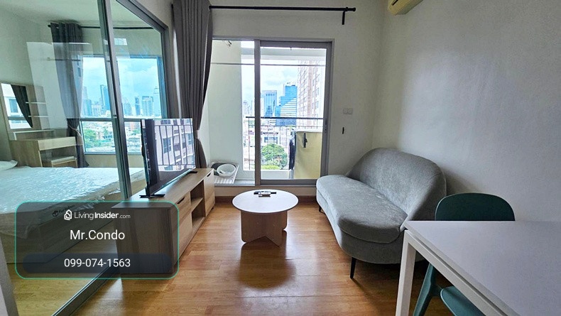 *FOR RENT* Aspire พระราม4 ห้องใหม่แต่งครบ (มีเครื่องซักผ้า) ใกล้ BTS เอกมัย  – รูปที่ 3