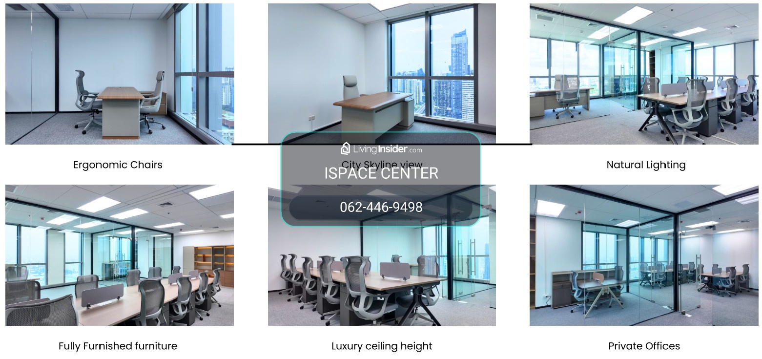 Premium Office Fully Furnished starting at 30 -500 sq m. Ready to move in immediately in the heart of New CBD Rama 9. – รูปที่ 4