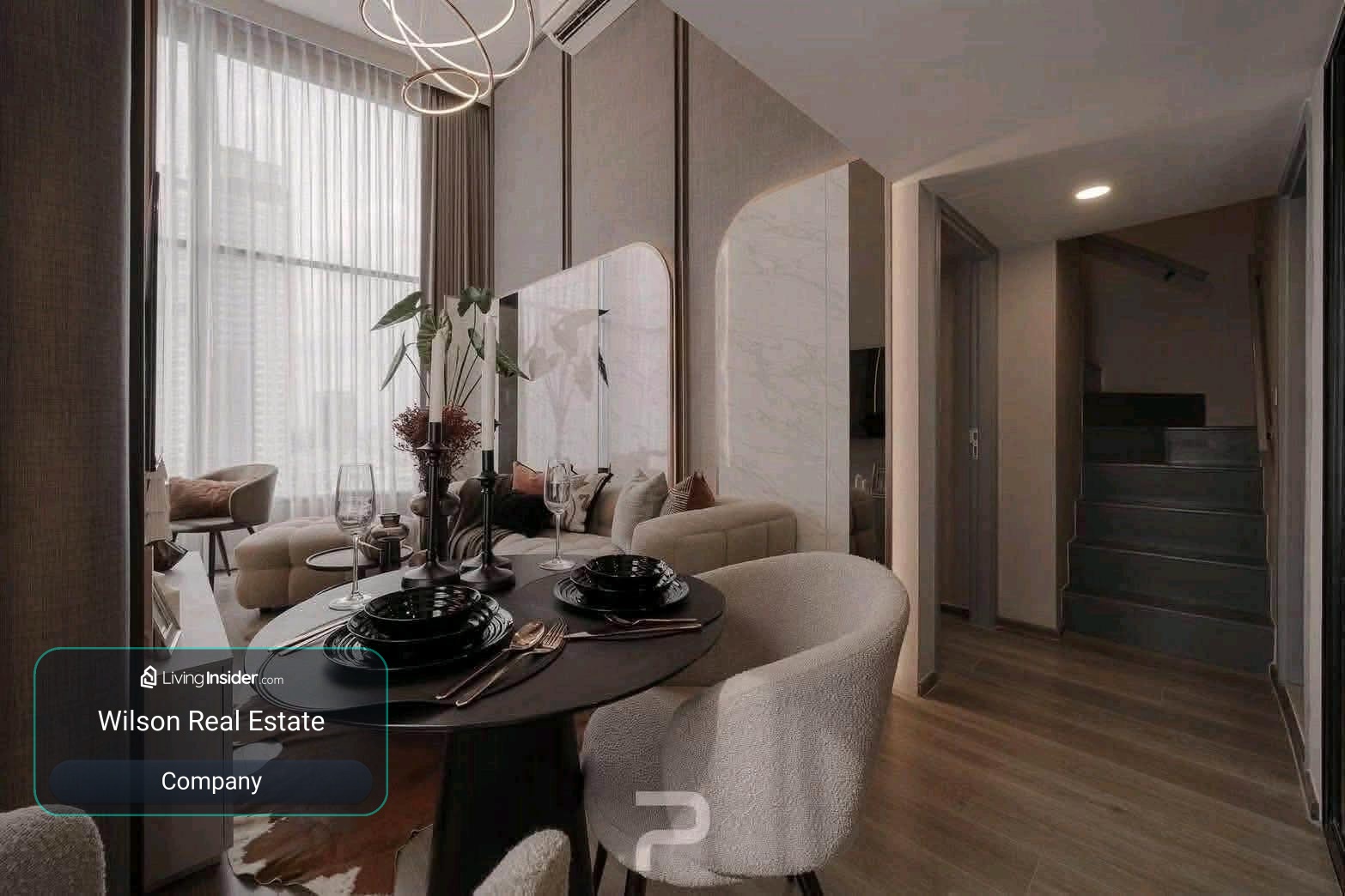 🏙️ ให้เช่า 𝗦𝗢𝗛𝗢 𝗕𝗔𝗡𝗚𝗞𝗢𝗞 𝗥𝗔𝗧𝗖𝗛𝗔𝗗𝗔 | 𝗗𝗨𝗢 𝗦𝗣𝗔𝗖𝗘 | 𝟮 𝗕𝗘𝗗𝗥𝗢𝗢𝗠𝗦 | ชั้น 15 | 48 ตร.ม. | ใกล้ MRT ห้วยขวาง – รูปที่ 3