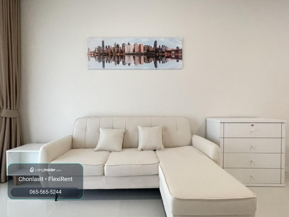 🏡 Townhome for rent, Altitude Craft Bangna ✨ The house is ready to move in, beautifully decorated, complete with furniture and electrical appliances 🔥 There is both an inside kitchen + an outside kitchen 🔥 The addition of the roof in front of the house an – รูปที่ 3