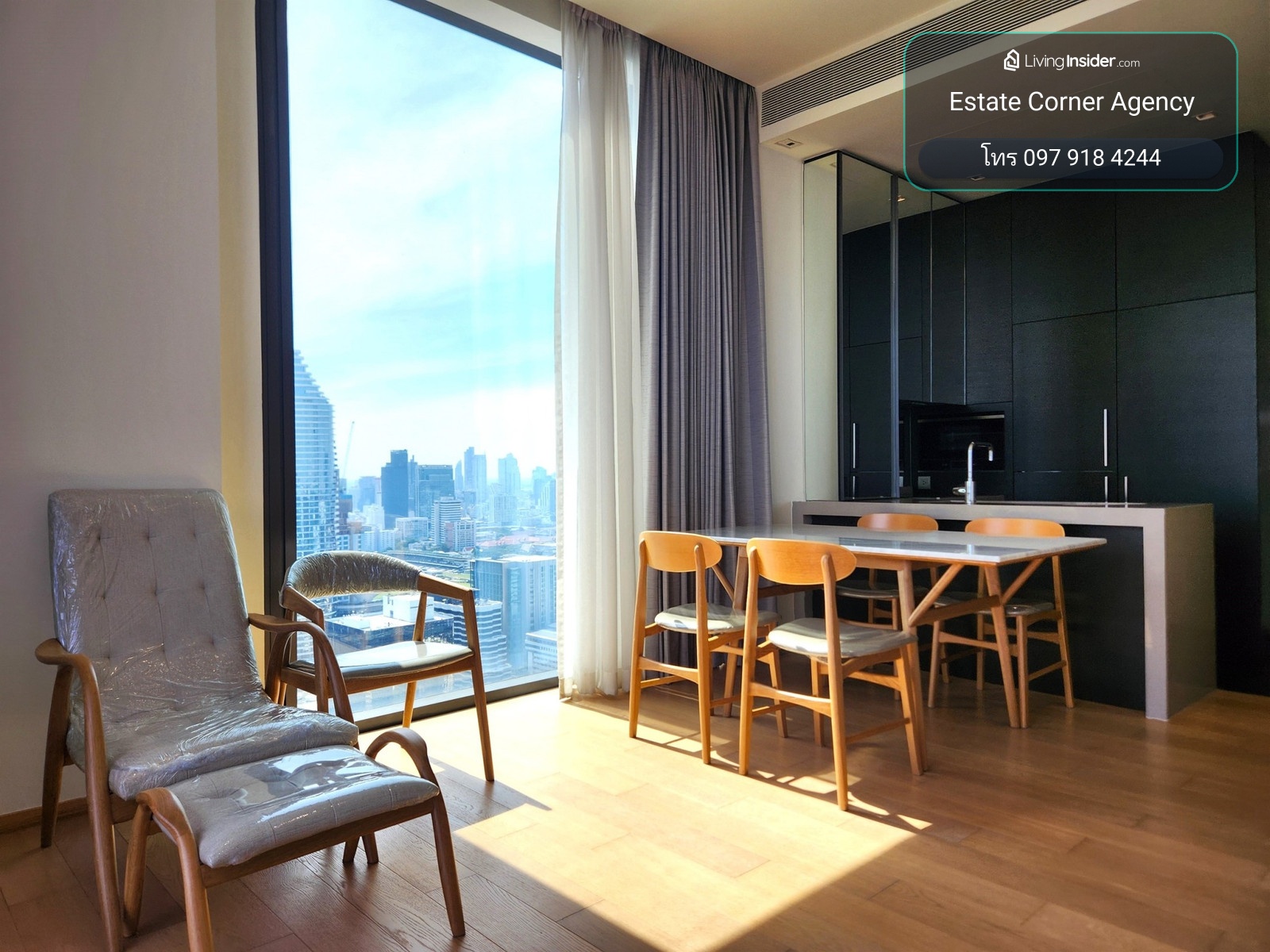 89645 - ห้องหายาก! 2-Bed ชั้นสูง แต่งครบ ไม่เคยเข้าอยู่: 28 Chidlom – รูปที่ 3