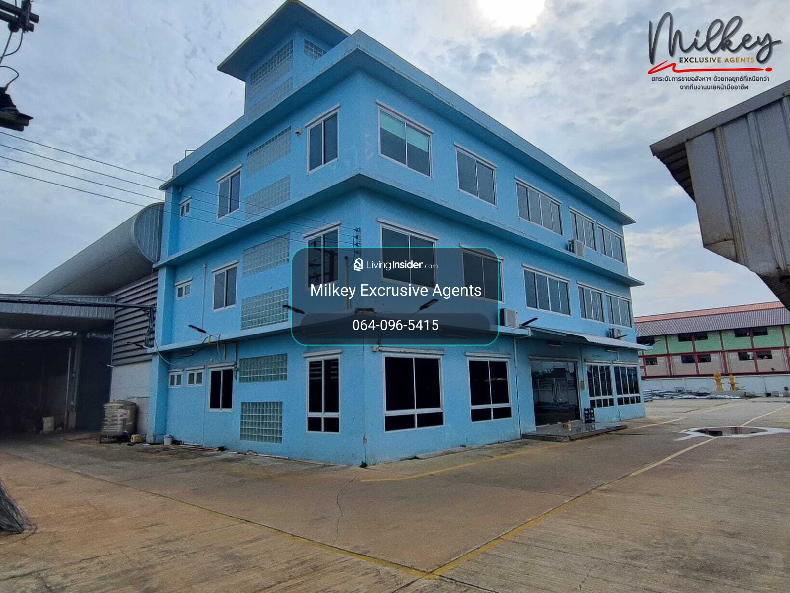 Factory for sale with office, Om Yai, Nakhon Pathom, area 4-1-6 rai with 3-story factory building, large factory. Ready to expand your business 🏭 – รูปที่ 4