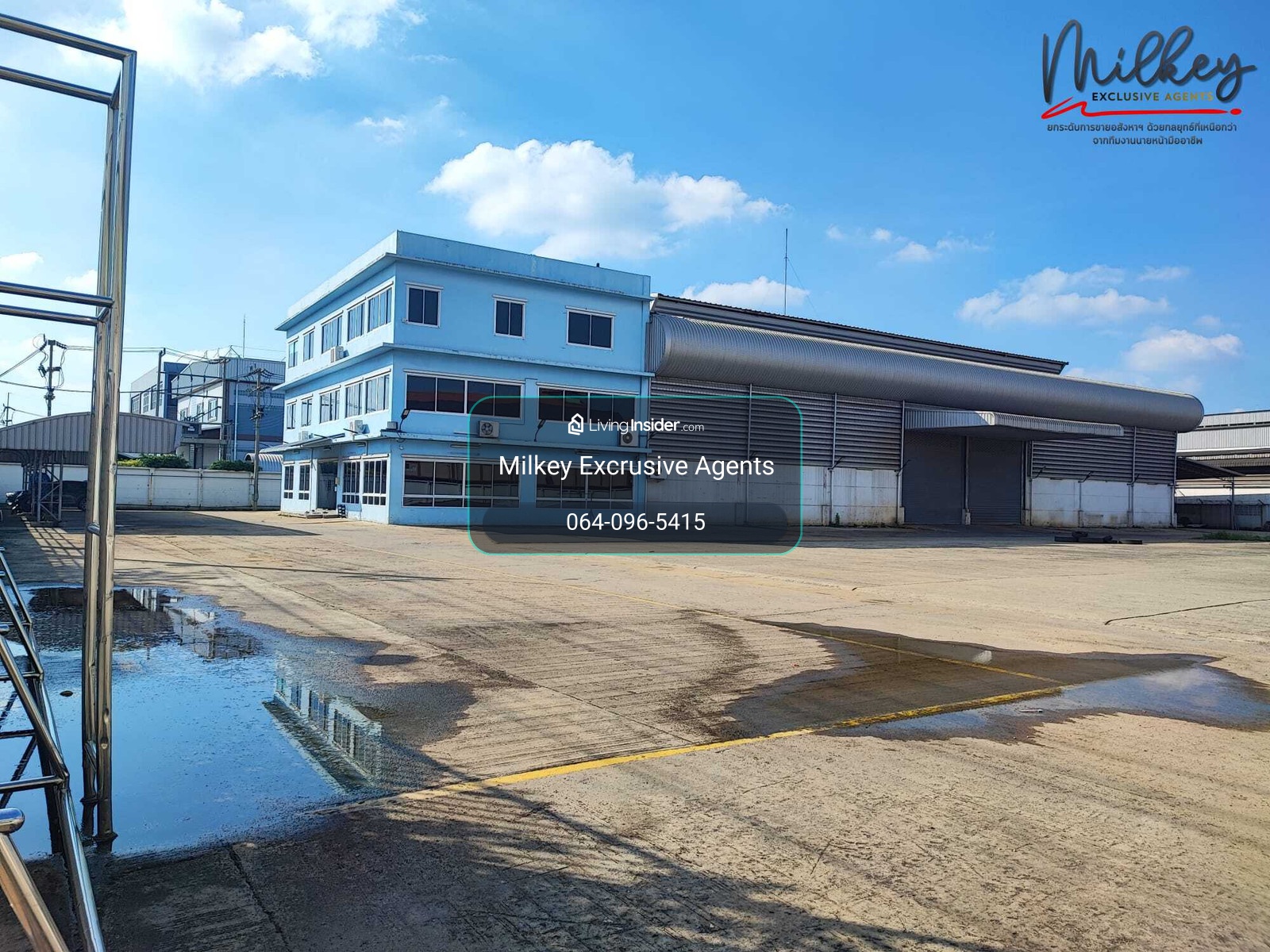 Factory for sale with office, Om Yai, Nakhon Pathom, area 4-1-6 rai with 3-story factory building, large factory. Ready to expand your business 🏭 – รูปที่ 3