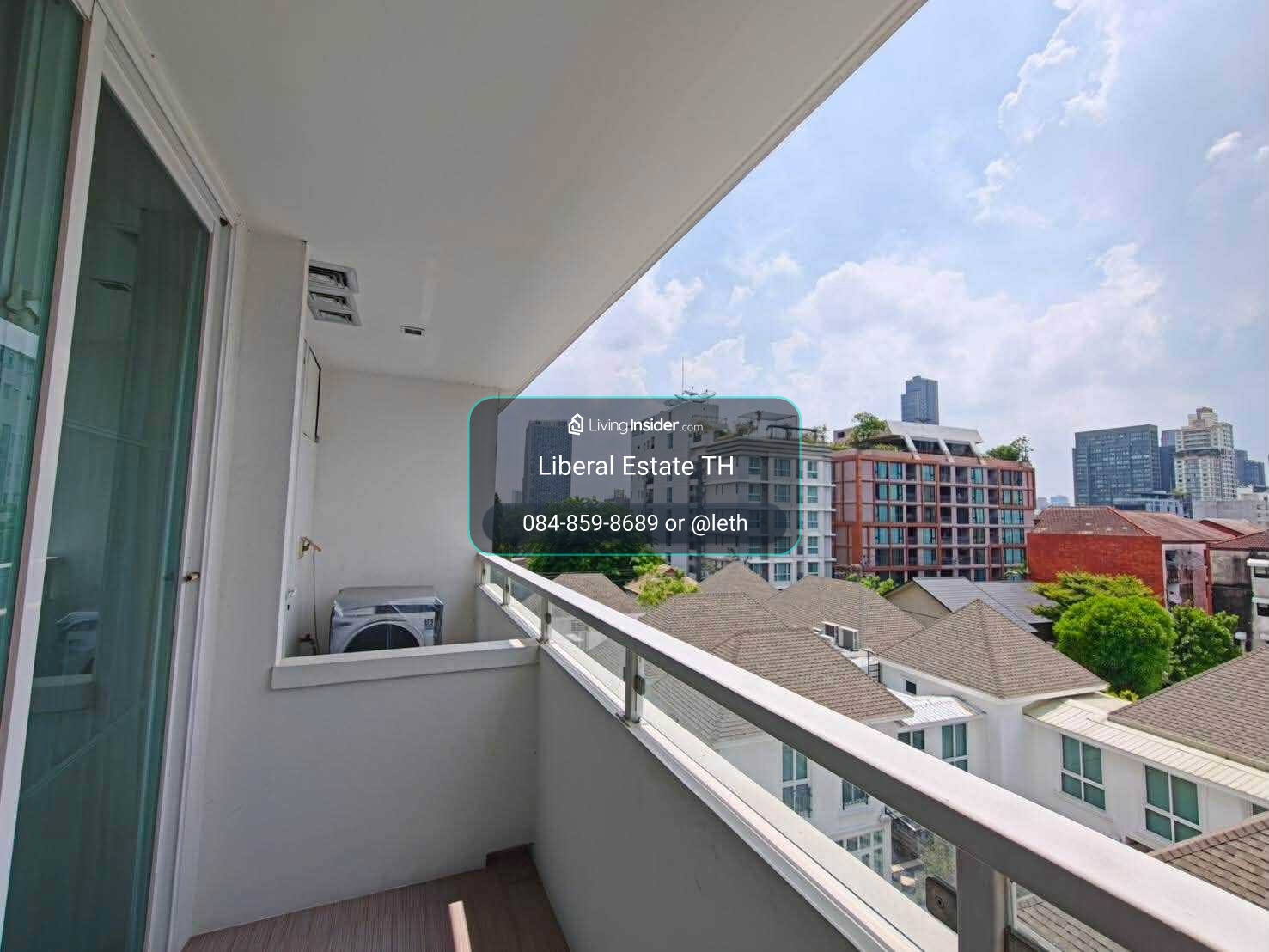 LTH16192 - Spacious Condo FOR RENT Villa Sikhara Thonglor 25 | 122 sq.m. | 2 Beds 2 Baths | BTS Thonglor | 59K | คอนโดให้เช่า ทองหล่อ 25 – รูปที่ 3