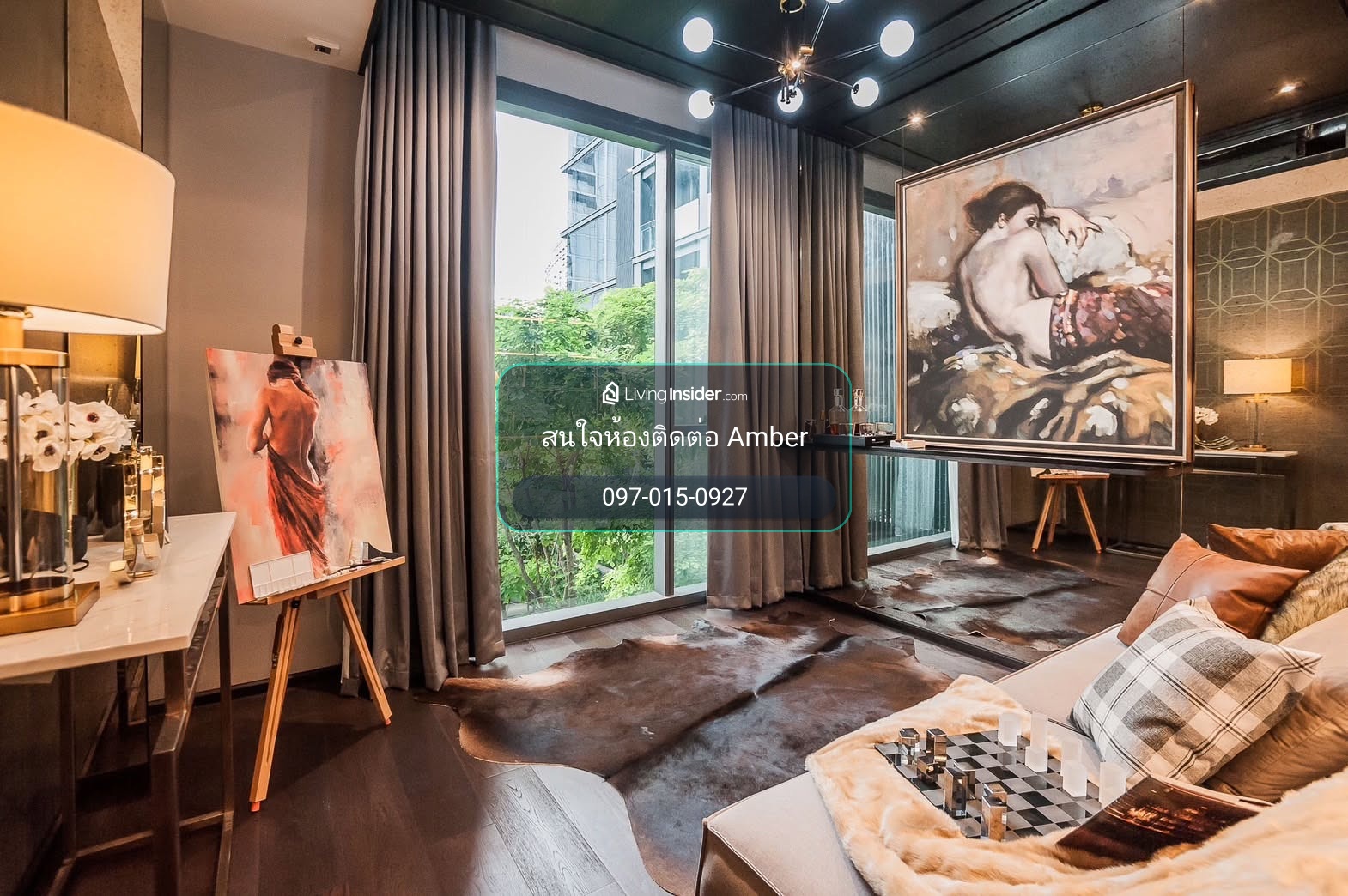 For rent: Laviq Sukhumvit 57, price 120,000 baht, luxurious 2BR, 3 minutes to BTS Thonglor. – รูปที่ 3
