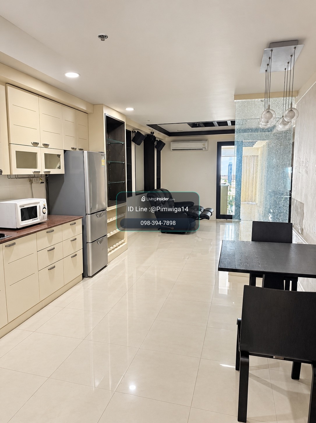 🌆 For rent: State Tower | 44th floor, city view, large room 68 sq m. – รูปที่ 4