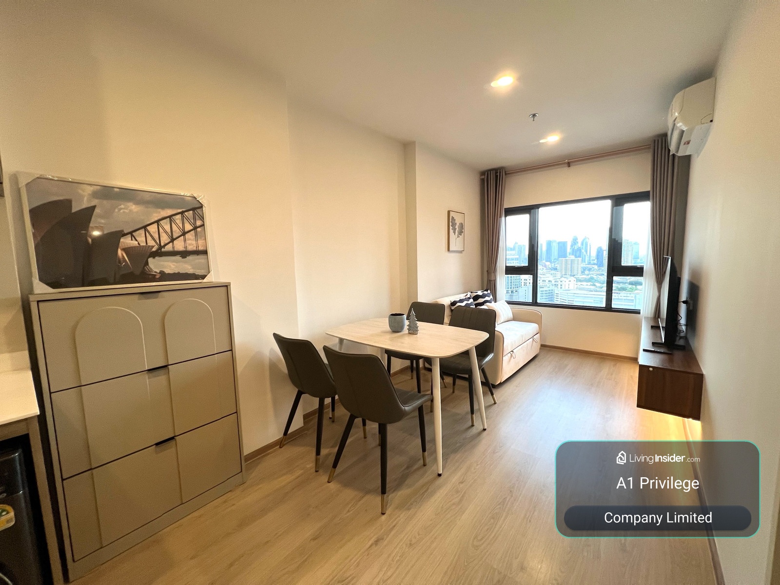 ให้เช่า出租 1ห้องนอน ครัวฝรั่ง 32ตร.ม. แต่งสวยครบ – รูปที่ 2