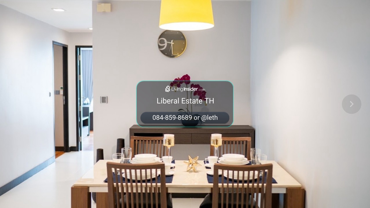 LTH16194 - Spacious Apartment FOR RENT The KLASSE Residence Asoke | 105 sq.m. | 2 Beds 2 Baths | BTS Asoke | 73K | อพาร์ตเมนต์ให้เช่า The KLASSE Residence อโศก – รูปที่ 3