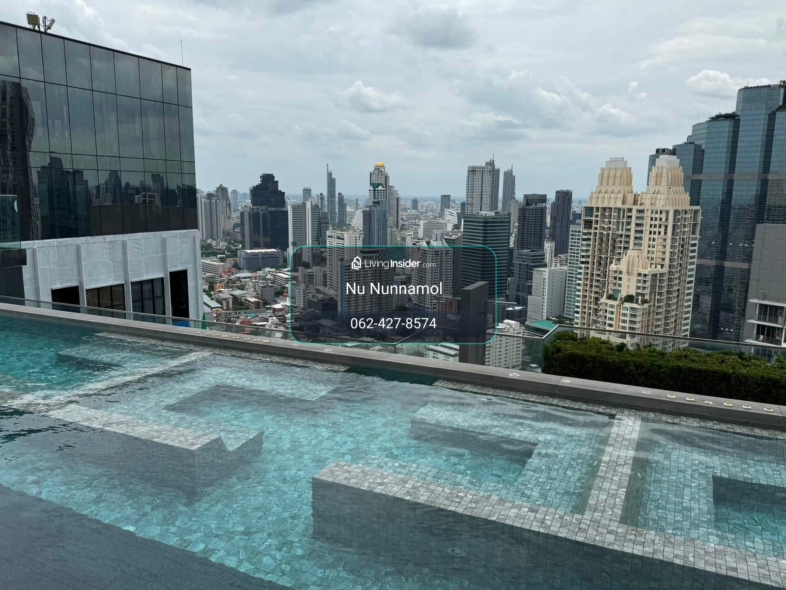Knightsbridge Prime Sathorn Duplex ชั้น 38 1 ห้องนอน 1 ห้องน้ำ 1 ห้องทำงาน • ขนาด 44 ตร.ม. – รูปที่ 4