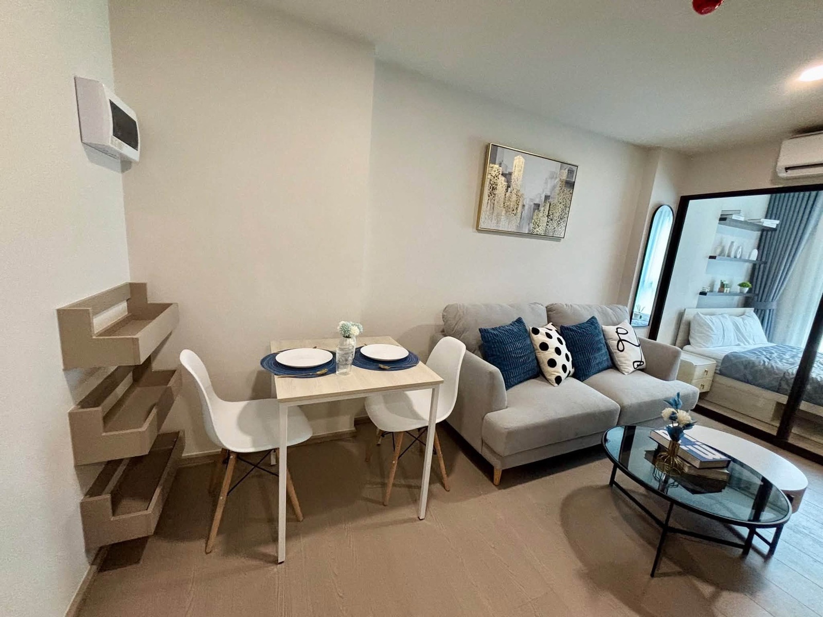 🏙️ For rent Good Day Sukhumvit 93 ✨ Beautiful room, swimming pool & garden view 🛋️ Fully furnished + electrical appliances ready – รูปที่ 2