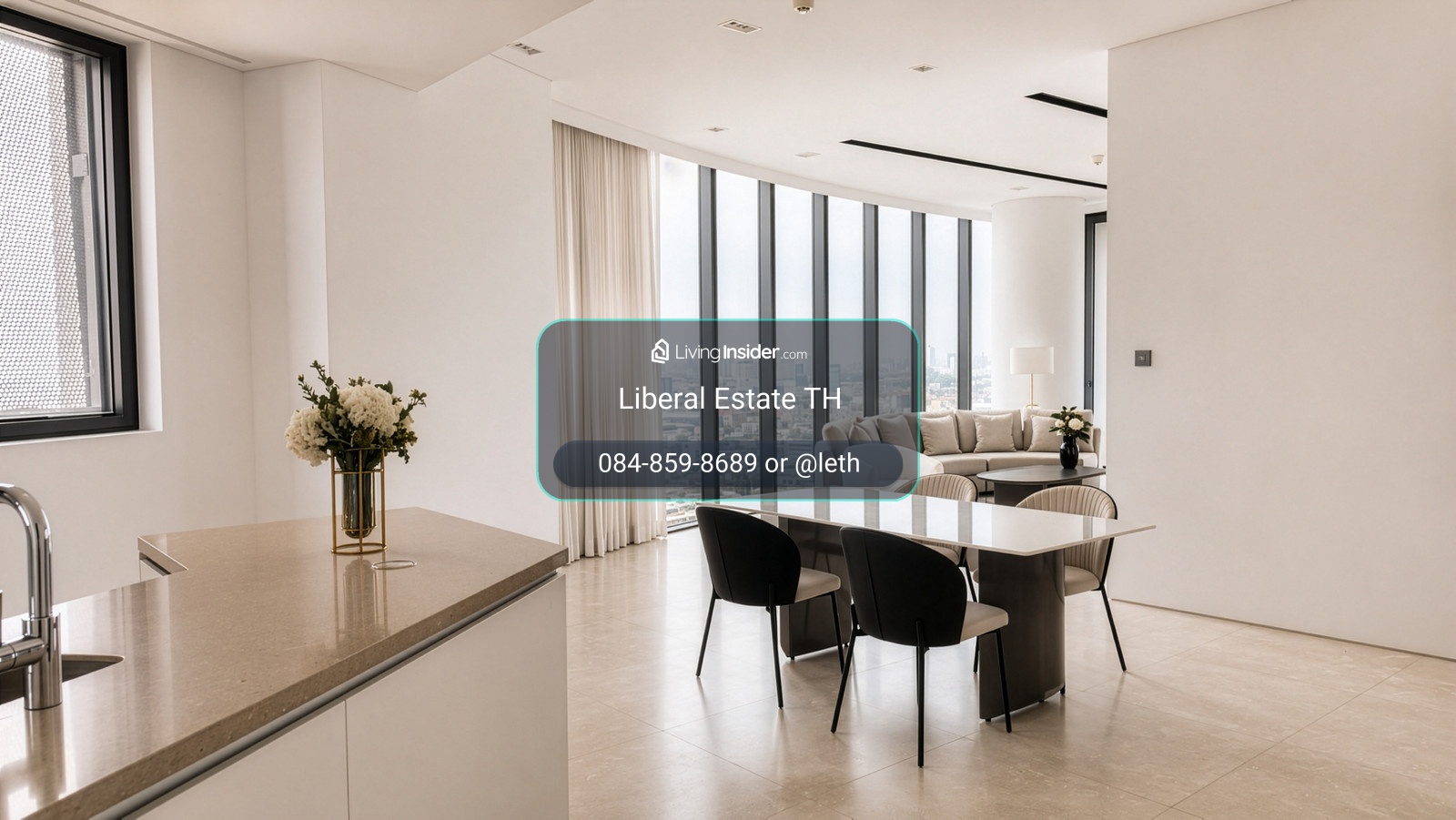 LTH16196 - Luxury Condo FOR RENT Banyan Tree Residences Riverside Bangkok | 178.34 sq.m. | 2 Beds 2 Baths | BTS Khlong San | 190K | คอนโดหรูให้เช่า Banyan Tree Residences Riverside Bangkok คลองสาน – รูปที่ 4