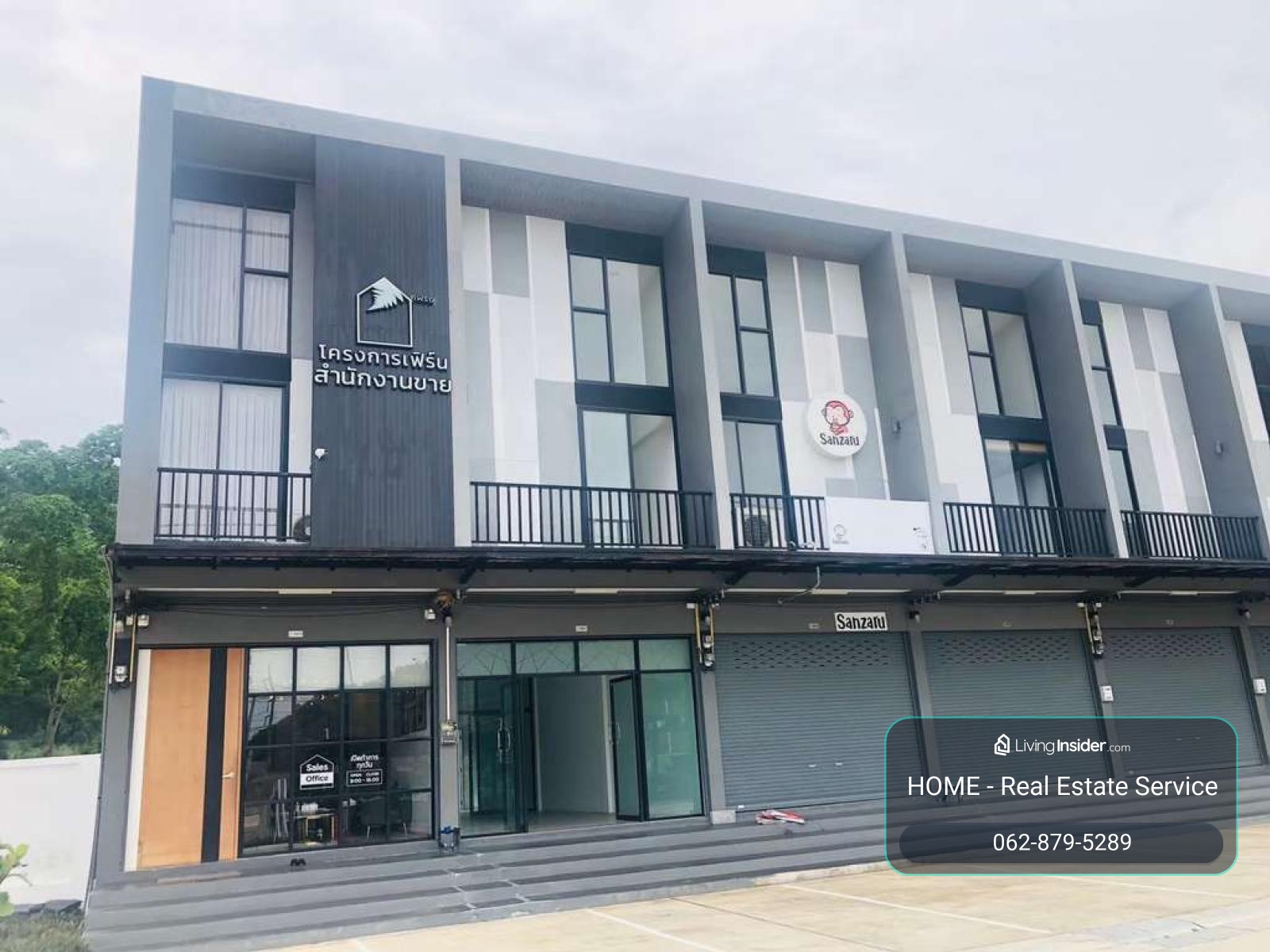 อาคารพาณิชย์ หมู่บ้านเฟิร์น บางแสน ชลบุรี / 2 ชั้น (ให้เช่า), Commercial building, Fern Village, Bang Saen, Chonburi / 2 Storey (FOR RENT) NANN038 – รูปที่ 3