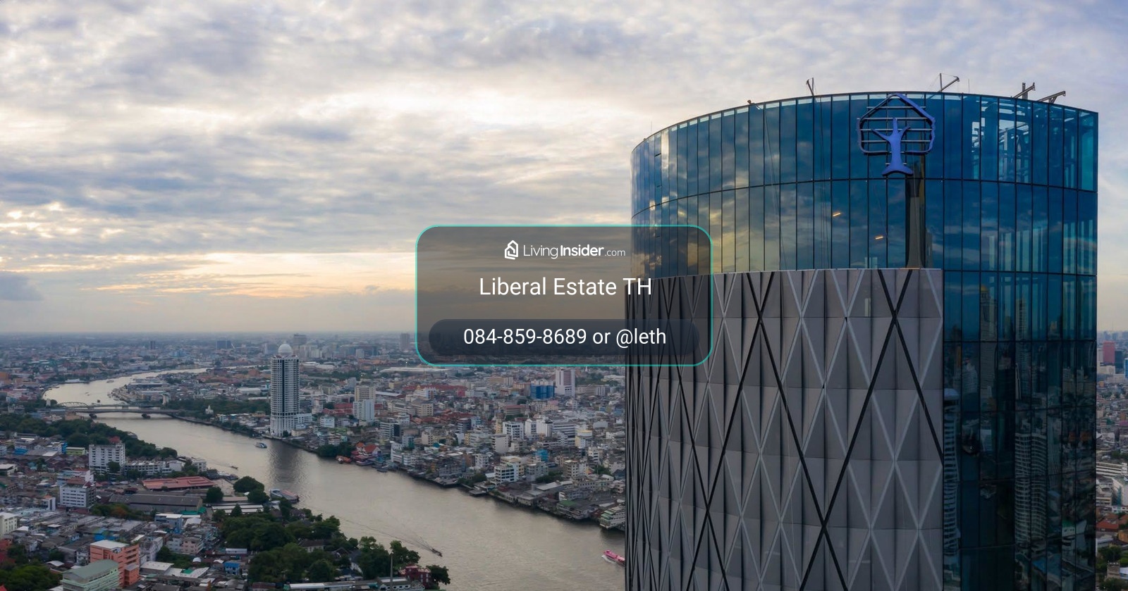 LTH16198 - Luxury Condo FOR RENT Banyan Tree Residences Riverside Bangkok | 160.61 sq.m. | 2 Beds 2 Baths | BTS Khlong San | 120K | คอนโดหรูให้เช่า คลองสาน – รูปที่ 2