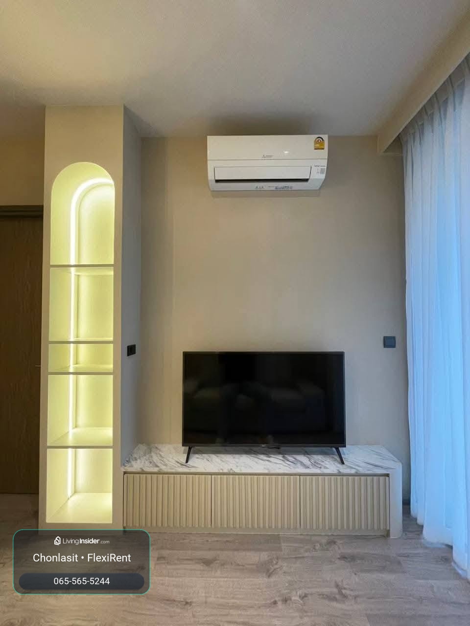 🏢 For rent Rhythm Ekkamai Estate 🚝 near BTS Ekkamai ✨ 1 Bedroom | 35 sq m. | 10th floor 🛋️ Fully Furnished with complete electrical appliances 📶 Hi-Speed ​​Internet included – รูปที่ 3