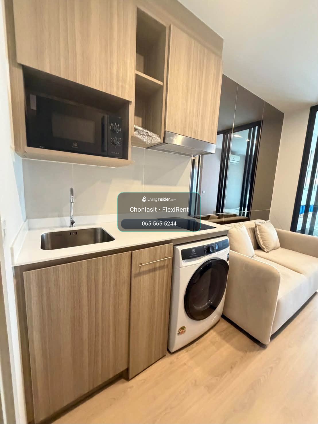 🕊️ ให้เช่า Life Rama 4 - Asoke 1 ห้องนอน | 1 ห้องน้ำ | 28 ตร.ม. ✨ ชั้น 30 | คอนโดใหม่ | Fully Furnished | พร้อมเข้าอยู่ – รูปที่ 4