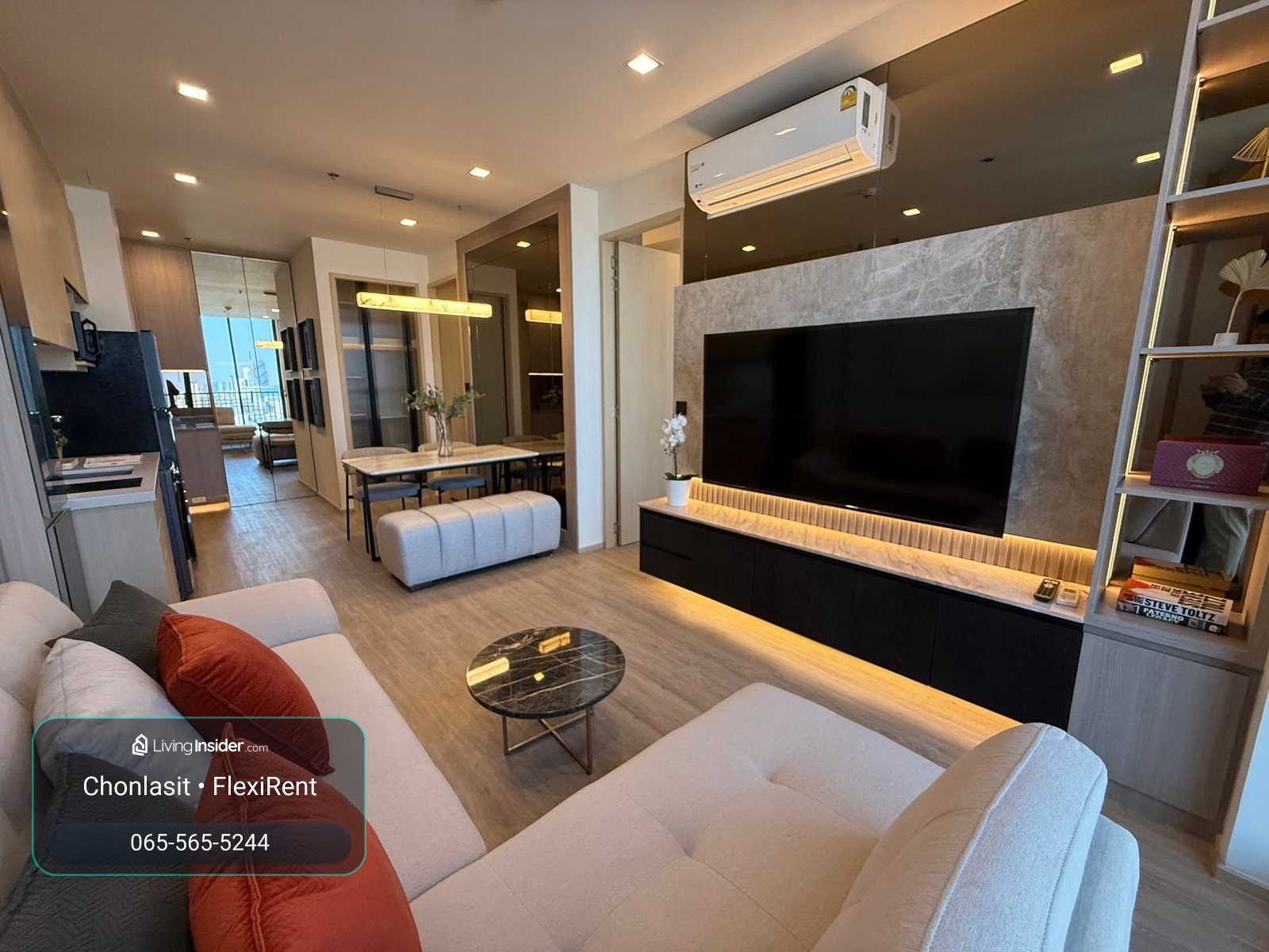 🏙️ For rent Noble State 39 — new room 2 bedrooms 2 bedrooms | 2 bathrooms | 59 sq m. ✨ 28th floor | new room | Fully Furnished | near BTS Phrom Phong – รูปที่ 2
