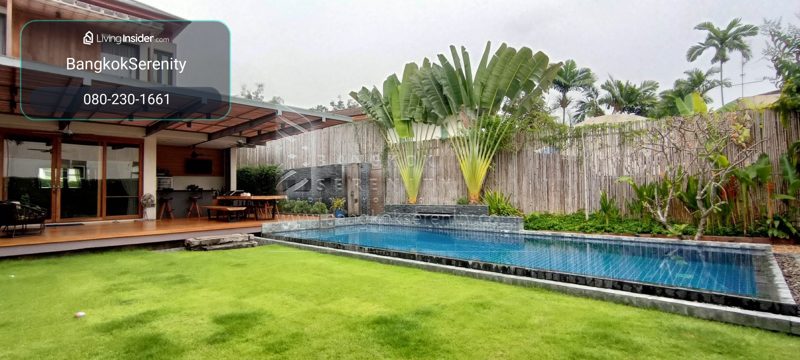 LUXURY PRIVATE POOL HOUSE FOR SALE OR RENT SUKHUMVIT  PRIDI – รูปที่ 3