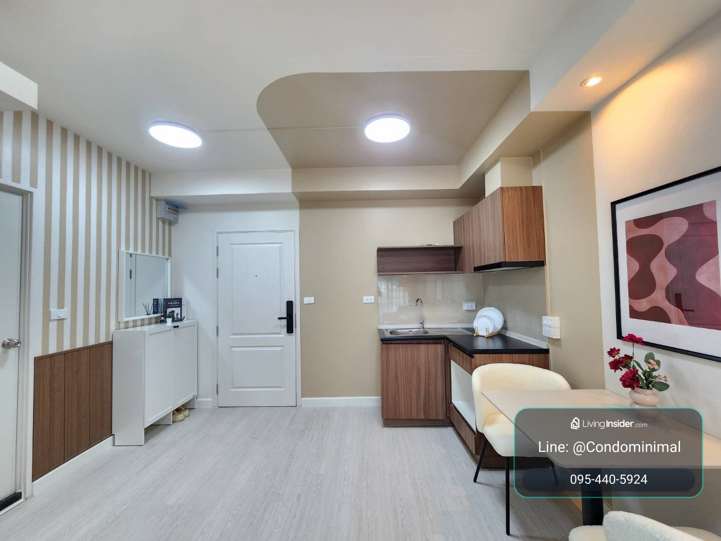 Beautiful room, unblocked view, Soi Suea Yai in the heart of Ratchada, cant miss it!!! Installments starting at just 7,xxx baht/month. – รูปที่ 4