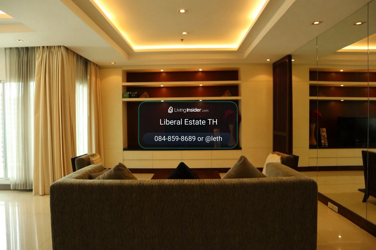 LTH16205 - Pet-Friendly Luxury Condo FOR RENT Royal Residence Park | 220 sq.m. | 3 Beds 3 Baths + 1 Powder Room | BTS Phloenchit | 150K – รูปที่ 2