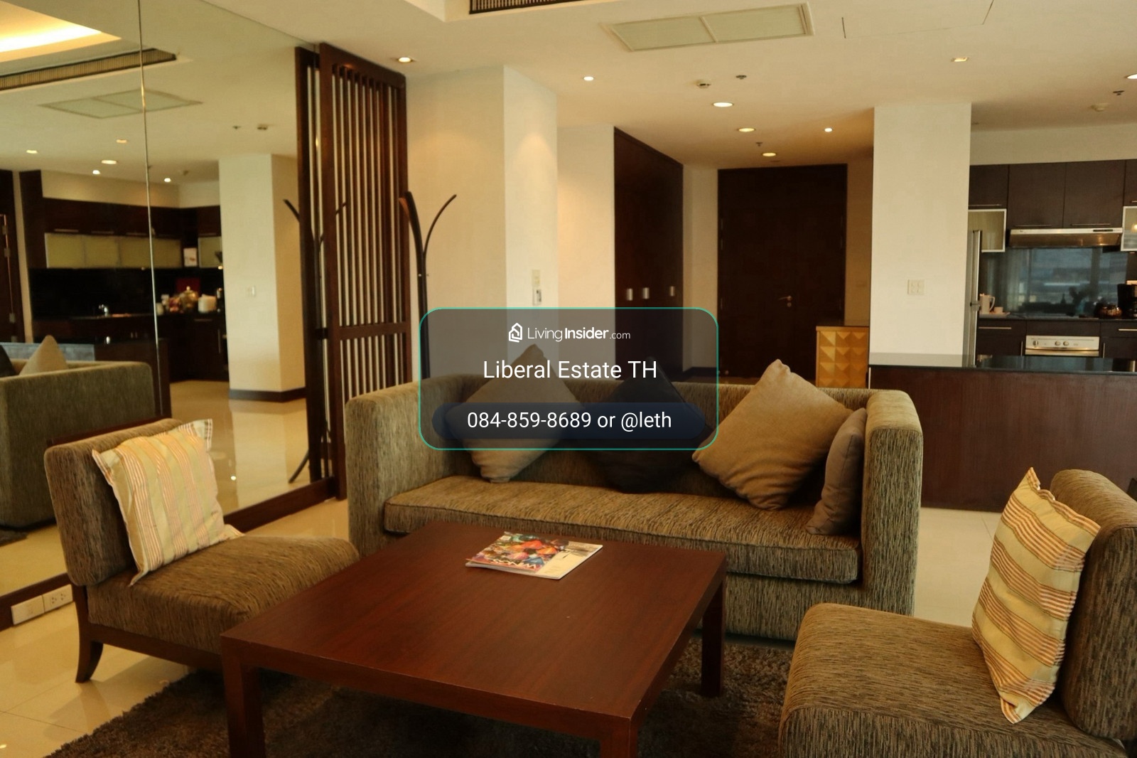 LTH16205 - Pet-Friendly Luxury Condo FOR RENT Royal Residence Park | 220 sq.m. | 3 Beds 3 Baths + 1 Powder Room | BTS Phloenchit | 150K – รูปที่ 3
