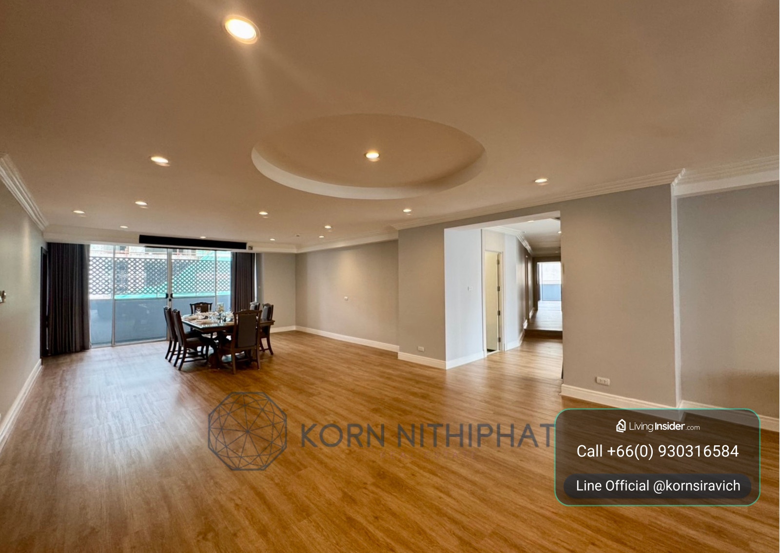 For Rent Pet Friendly Apartment in Asoke - Sukhumvit, Bangkok | Rare Space is Sizing 380 SQM 4BR 4BA 1MAID | 1.1 k.m. BTS Asoke and 1.3 k.m. to EmQuartier and Benjasiri Park – รูปที่ 4