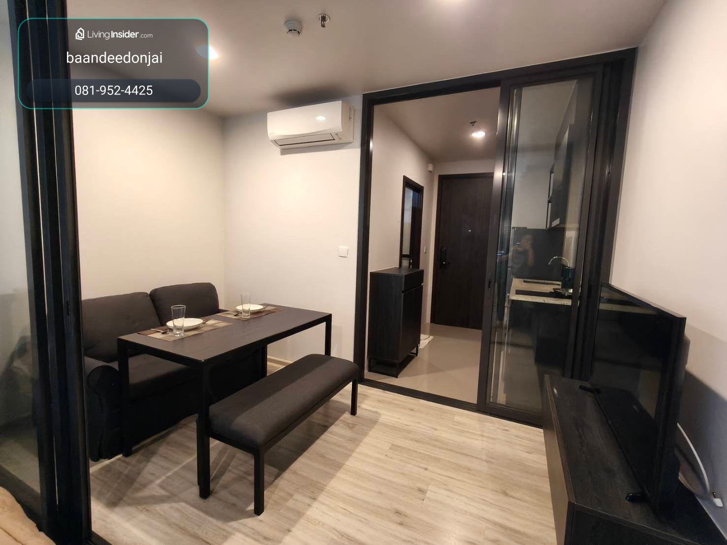 Condo for rent XT Huai Khwang (30 sq m.) 1 bedroom, 1 bathroom, near MRT Huai Khwang. – รูปที่ 3