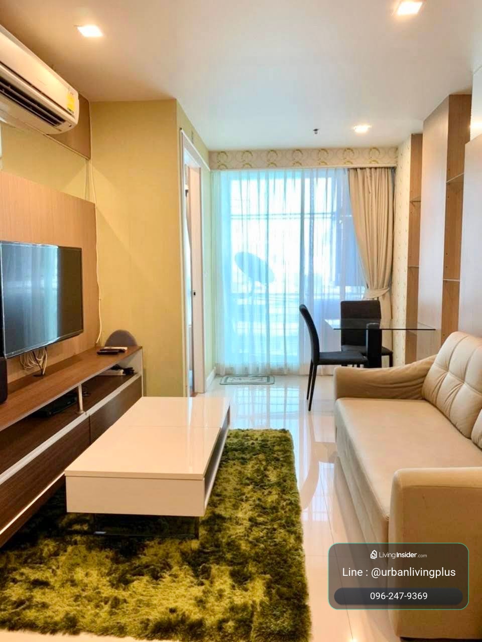 ( UL2609171 )✨Tel/Line 096-2479369✨, FOR RENT !! WISH@SAMYAN 1 bedroom, 1 bathroom Size 36 Sq.M. New Renovations, Hot deal – รูปที่ 2