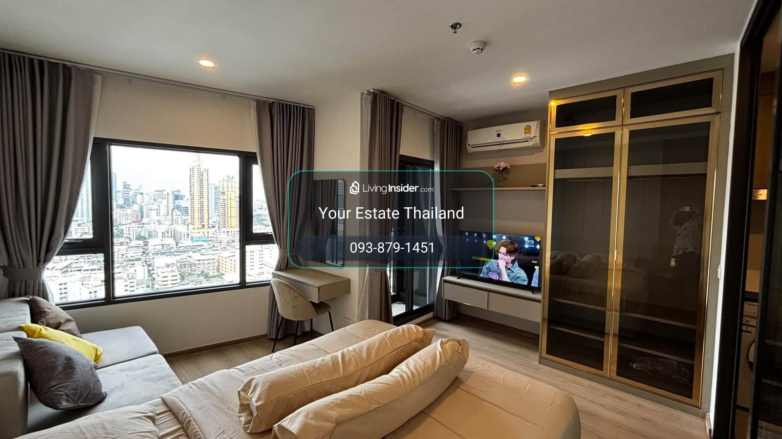 Life Rama 4 - Asoke  ห้องใหม่ เฟอร์นิเจอร์ครบ ว่างพร้อมให้เช่า – รูปที่ 2