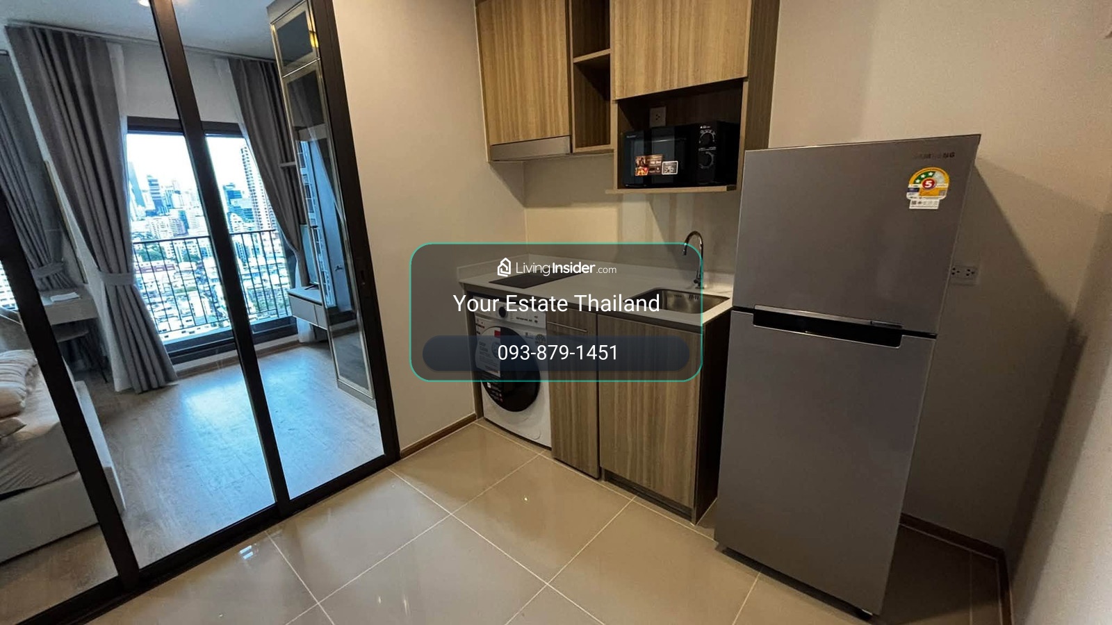 Life Rama 4 - Asoke  ห้องใหม่ เฟอร์นิเจอร์ครบ ว่างพร้อมให้เช่า – รูปที่ 4
